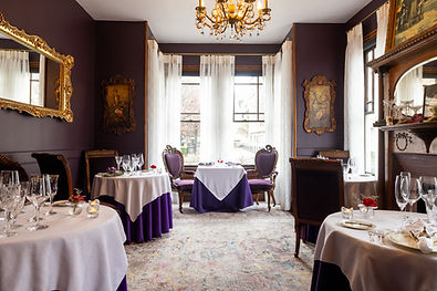 Contact Us McNinch House dining room window alcove seating